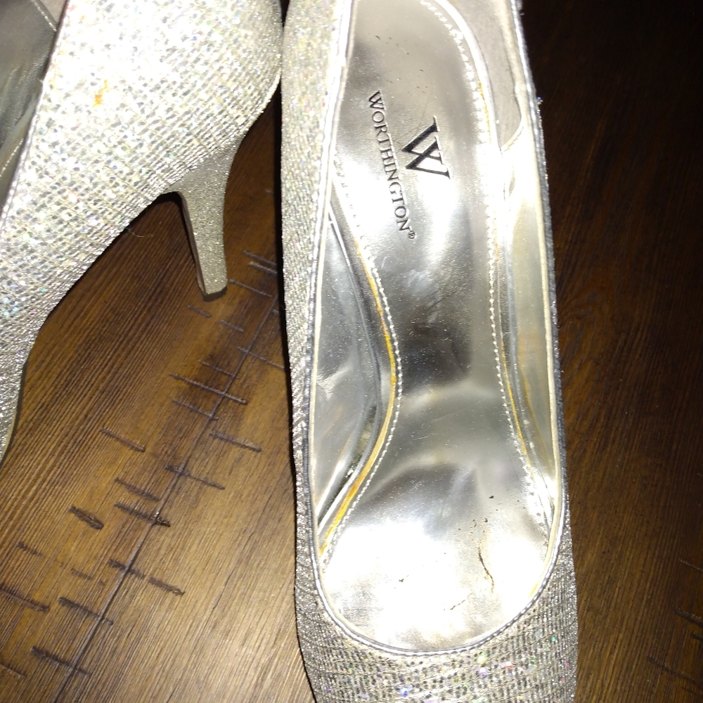 Worthington Glitter Heels